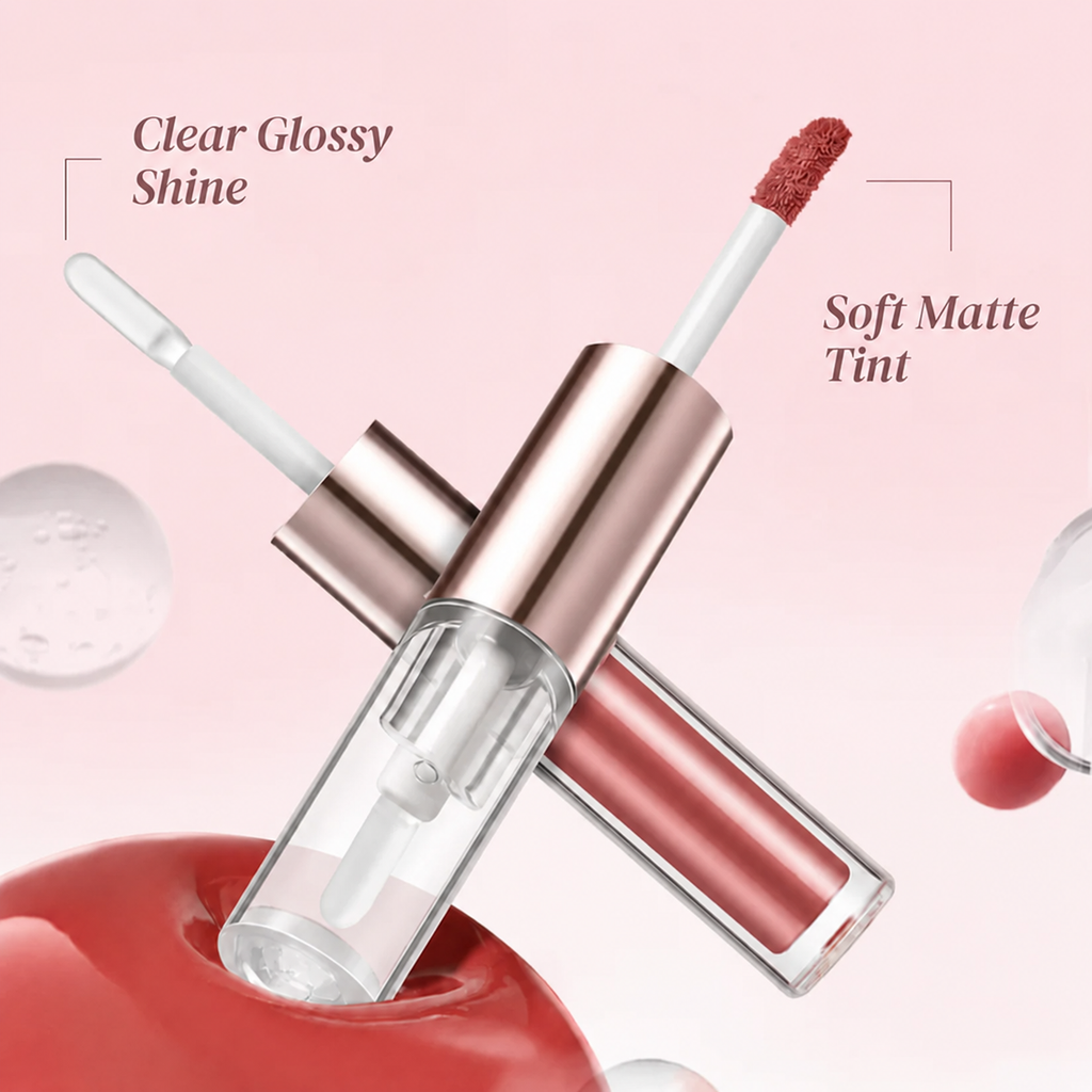 Velvet Glaze 2-in-1 Matte & Gloss Lip Duo（Buy 1 get 1 free）